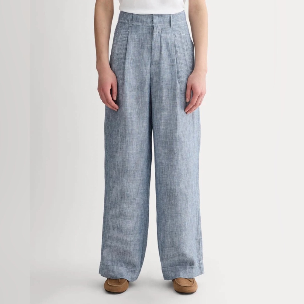 Everlane Linen Way High Drape Pant